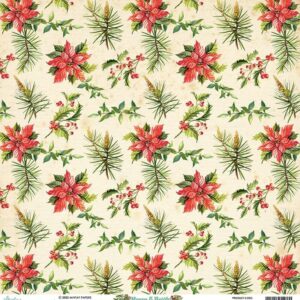 Çiçekli desenli kağıt tasarımı