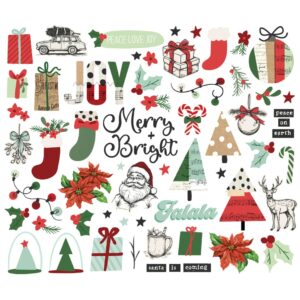 Noel temalı süslemeler ve objeler