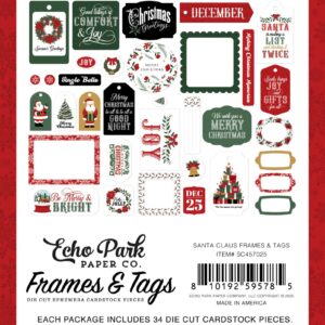 Noel temalı etiketler ve çerçeveler