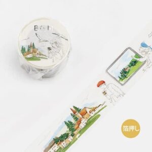 Alternative view of BGM Washi Tape, Memories of Travel