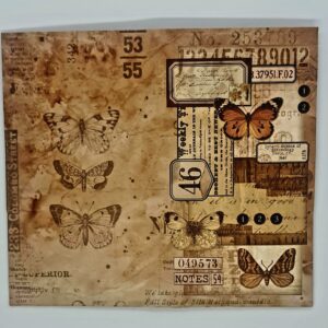 Vintage Kelebek Die cuts