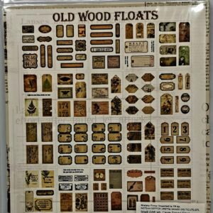 Alternative view of Sticker Book-Old Wood Floats (Antiquities Principle)