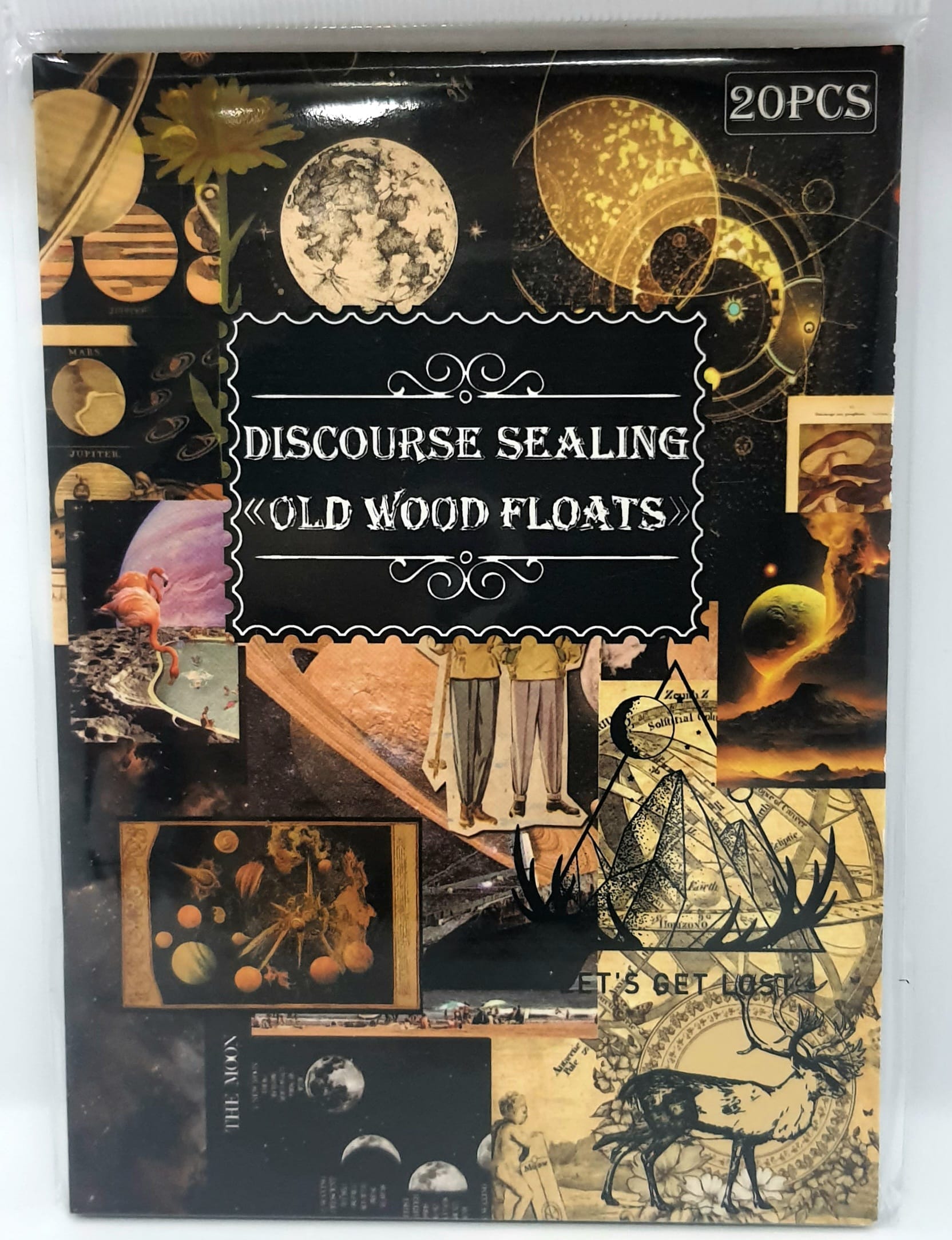 Sticker Book-Old Wood Floats (Discourse Sealing)