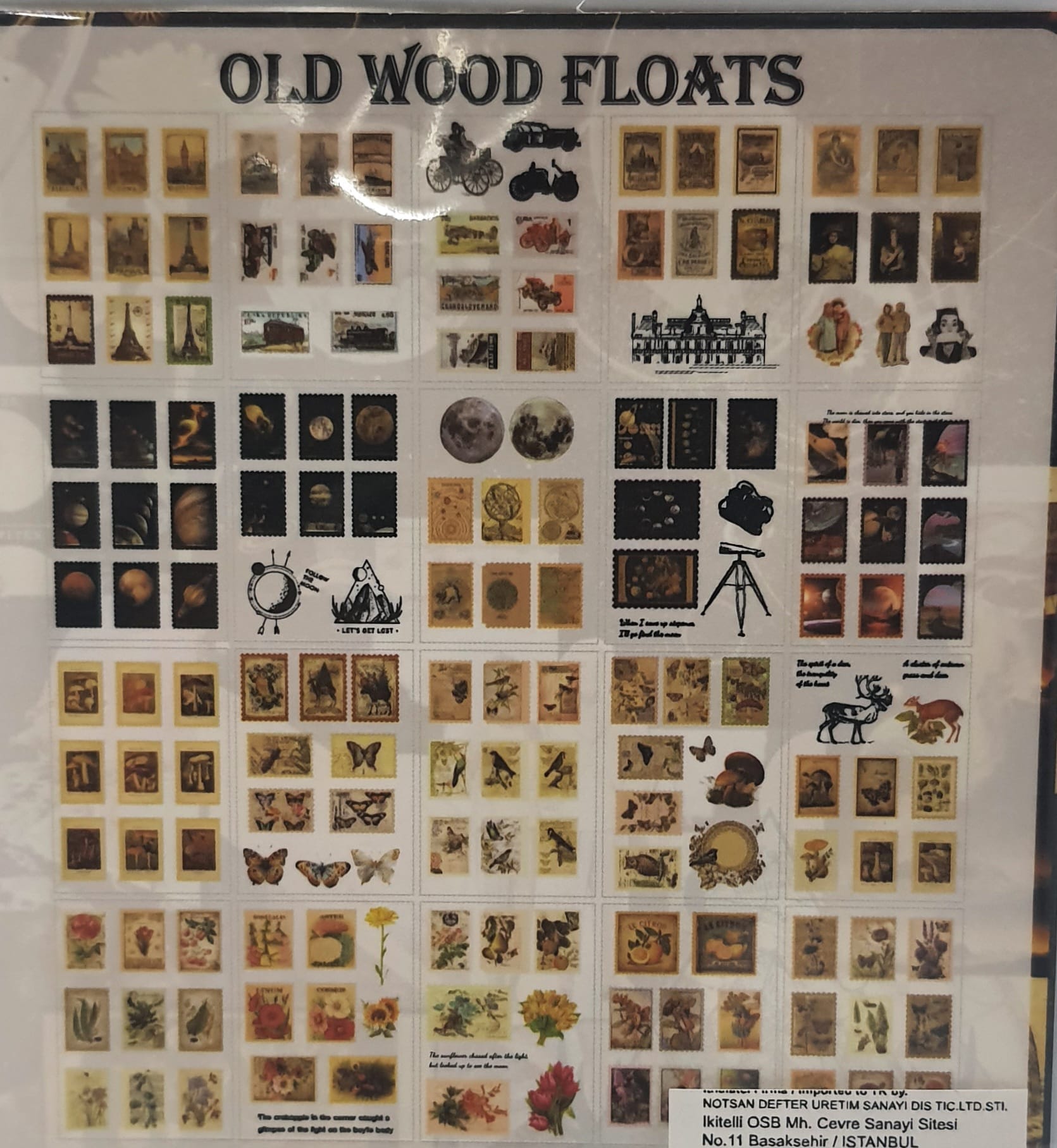 Sticker Book-Old Wood Floats (Discourse Sealing) - Görsel 2
