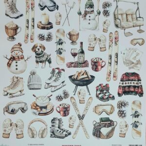 Mintay Papers Basic Elements 12" x 12" - Winter Time, 40pcs