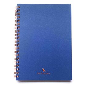 Kunisawa FIND RING NOTE, İndigo Mavi A5 Kareli Defter