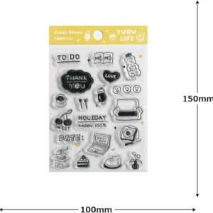 Çeşitli damgalar ve simgeler.