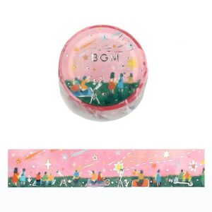 BGM Washi Tape, Watching Stars