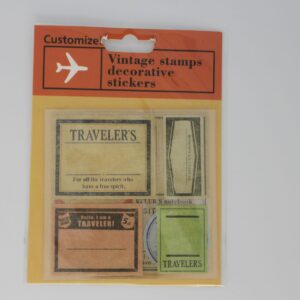 Vintage decorative stamps for Traveler's