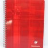 Clairefontaine Kareli defter- Kırmızı