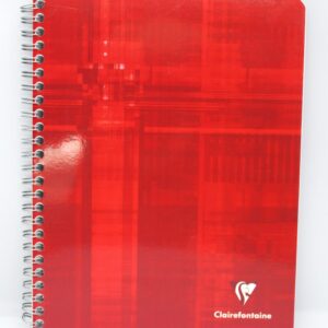 Clairefontaine Kareli defter- Kırmızı