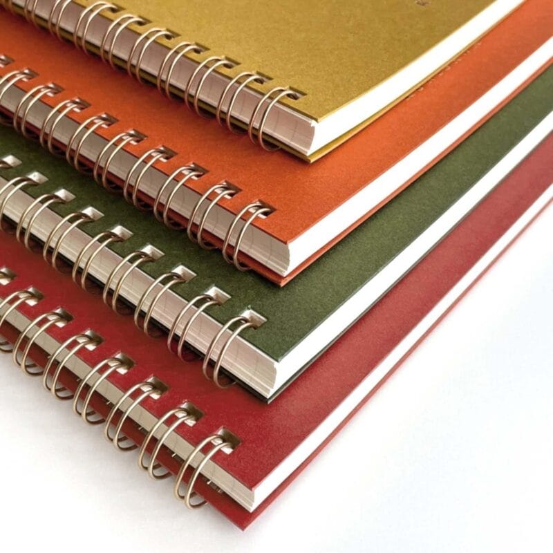 KUNISAWA FIND RING NOTE Rouge 5mm Grid A5 80 Pages 4alt