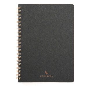 KUNISAWA, FIND RING NOTE, Charcoal, 5mm Grid, A5, 80 Pages