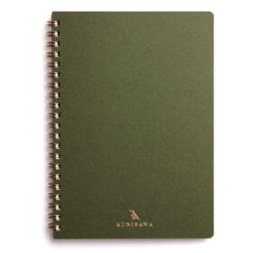 KUNISAWA, FIND RING NOTE, Juniper, A5, 5mm Grid, 80 Pages