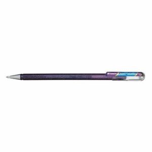 Pentel Dual Metallic Jel Kalem-Violet+Metalik Mavi (7 numara)