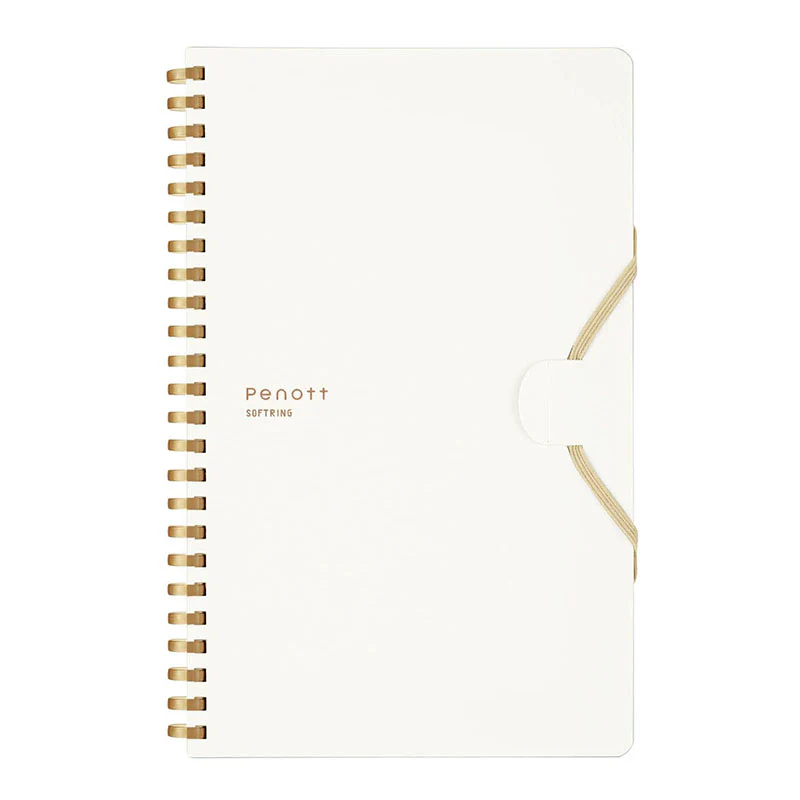 Kokuyo, Penott A5 White Soft Ring Notebook