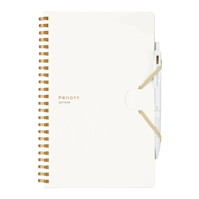 Kokuyo, Penott A5 White Soft Ring Notebook - Görsel 5