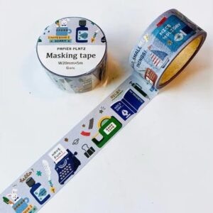 Desenli maskeleme bandı ve rulosu