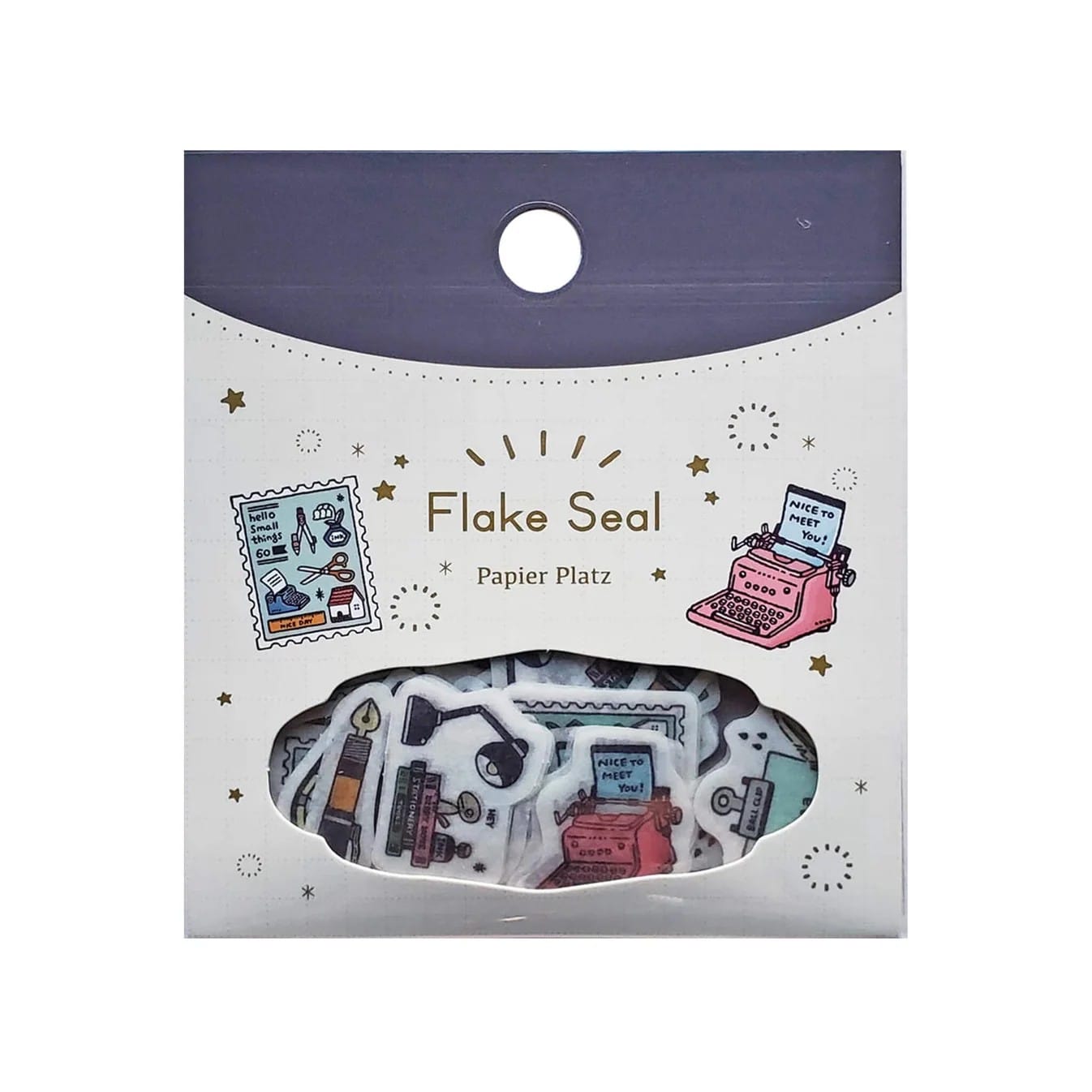 Çeşitli çıkartmalar içeren paket