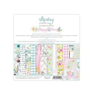 Mintay Papers, Happy Place Paper Pad, 15,2x15,2 cm
