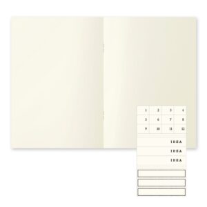 Boş defter ve not alanları