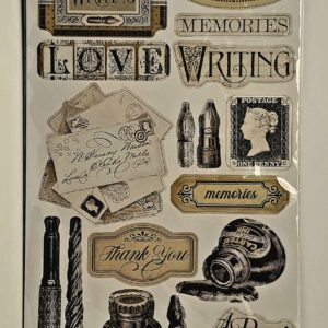 Yazı malzemeleri ve dekoratif etiketler