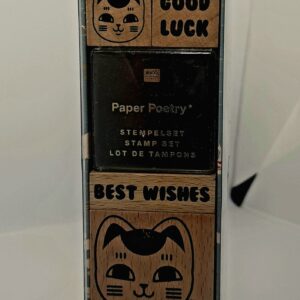 Kedi temalı damga seti paketi