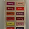 Haftanın günleri etiketleri