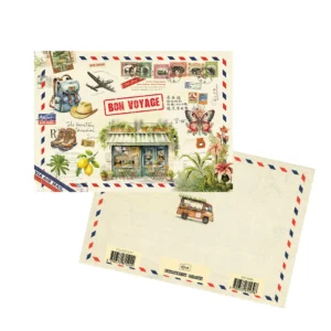 Eski tarzda seyahat kartı