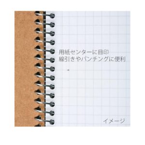 Daireli defter, boş sayfalar.