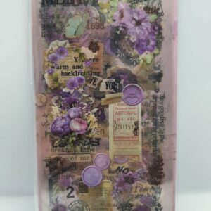 Purple Flowers Pet Sticker