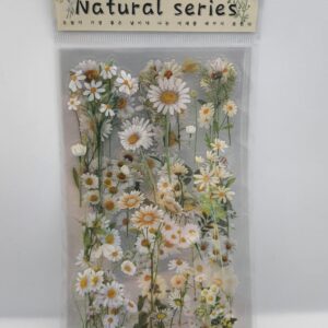 Papatya Temalı Pet Sticker