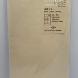 Traveler's Refill, 017 Free Diary Aylık, 48 sayfa