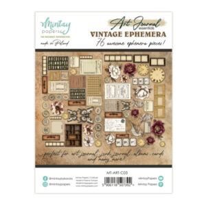 Alternative view of Mintay Papers Art Journal Ephemera Pack - Vintage, 76 pcs