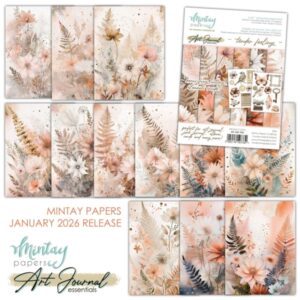 Alternative view of Mintay Papers, Art Journal Paper Pad - Tender Feelings