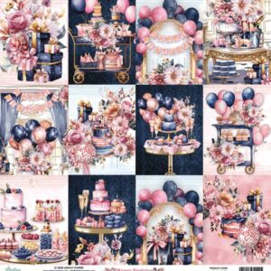 Doğum günü temalı renkli tasarım