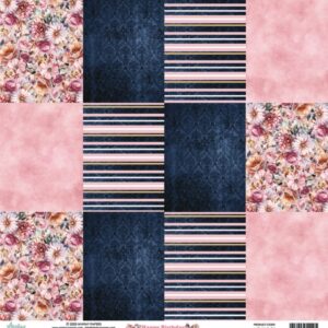 Çiçekli ve çizgili desenler