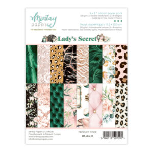 Mintay Papers, 6 x 8" Add-On Paper Pad - Lady's Secret