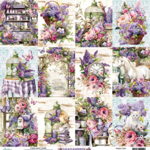 Çiçekler, hayvanlar ve pastel tonları.