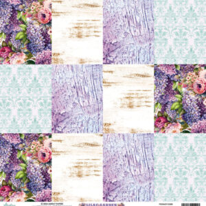 Çiçekli desenli renkli kağıt