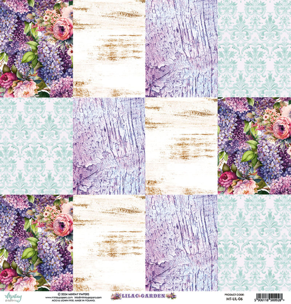 Çiçekli desenli renkli kağıt