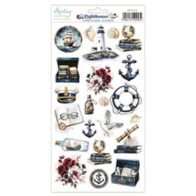 Mintay Papers, 6 x 12" Paper Stickers - Lighthouse - Elements