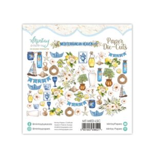 Alternative view of Mintay Papers, Paper Die-Cuts - Mediterranean Heaven, 60 pcs