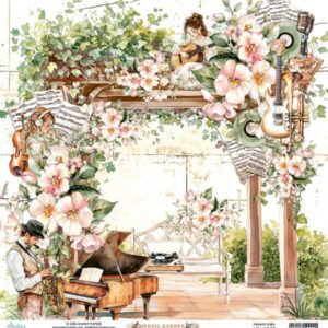 Alternative view of Mintay Papers Music Garden Paper-03