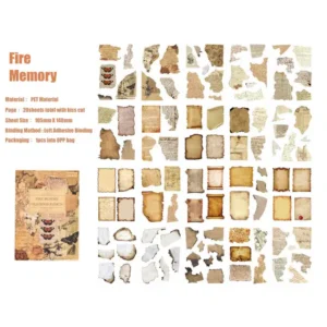 Alternative view of Sticker Book-Old Wood Floats (Fire Memory)