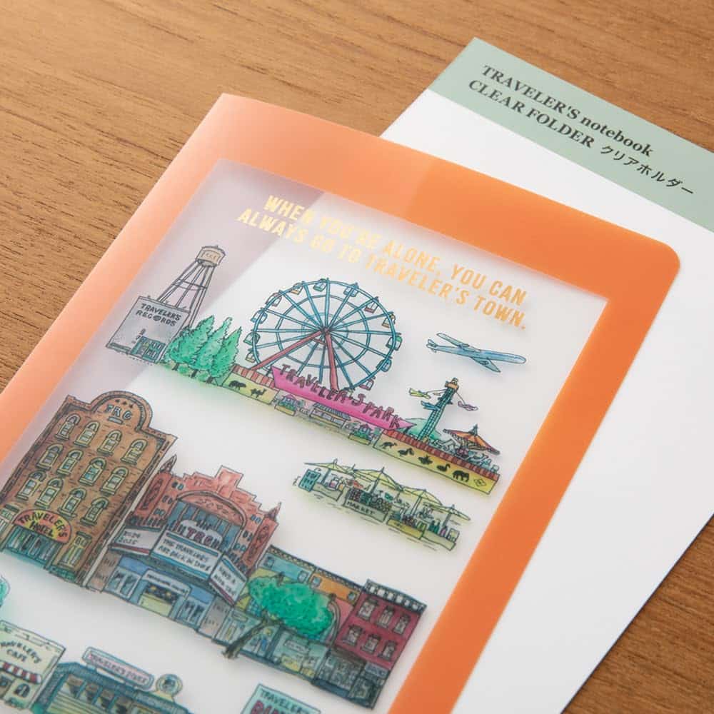 Traveler's notebook, Welcome to Traveler's Town, Clear Folder - Görsel 2