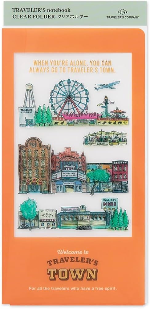 Traveler's notebook, Welcome to Traveler's Town, Clear Folder