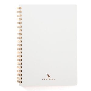 KUNISAWA, FIND RING NOTE, White, A5, 5mm Grid, 80 Pages