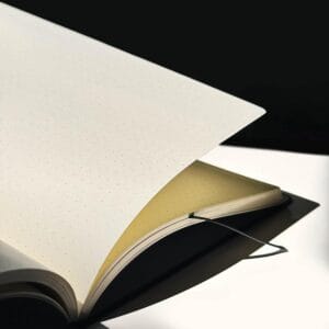 Alternative view of KUNISAWA, FIND EDGE NOTEBOOK, SUMI, A5, 5mm Dot Grid, 192 Pages