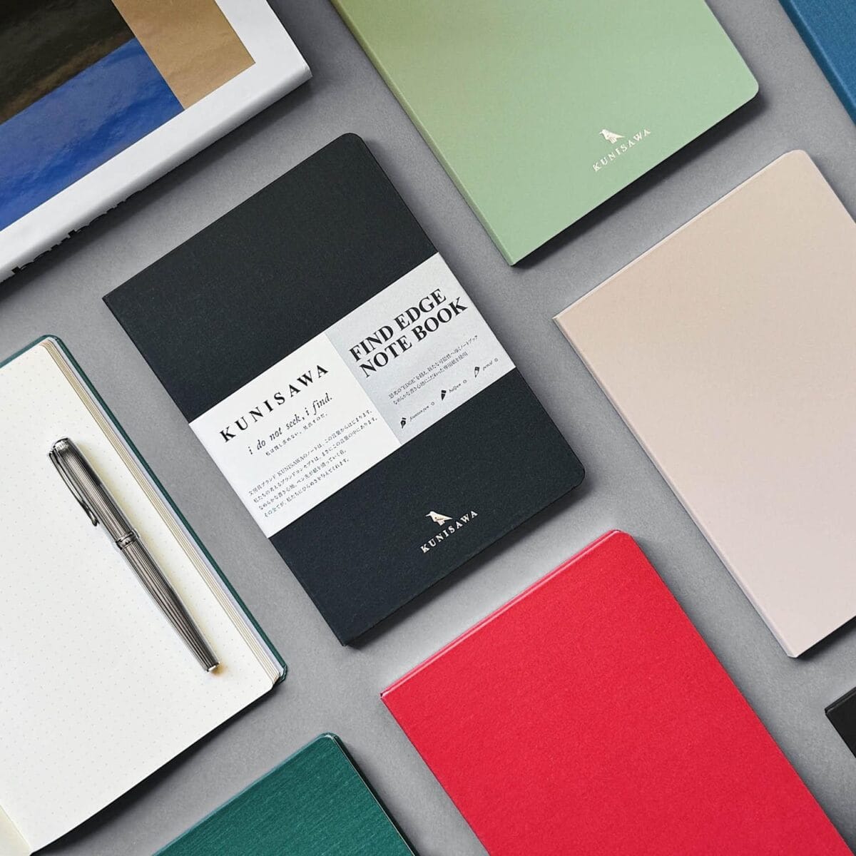 KUNISAWA FIND EDGE NOTEBOOK SUMI A5 192 pages 5mm dot grid 2alt